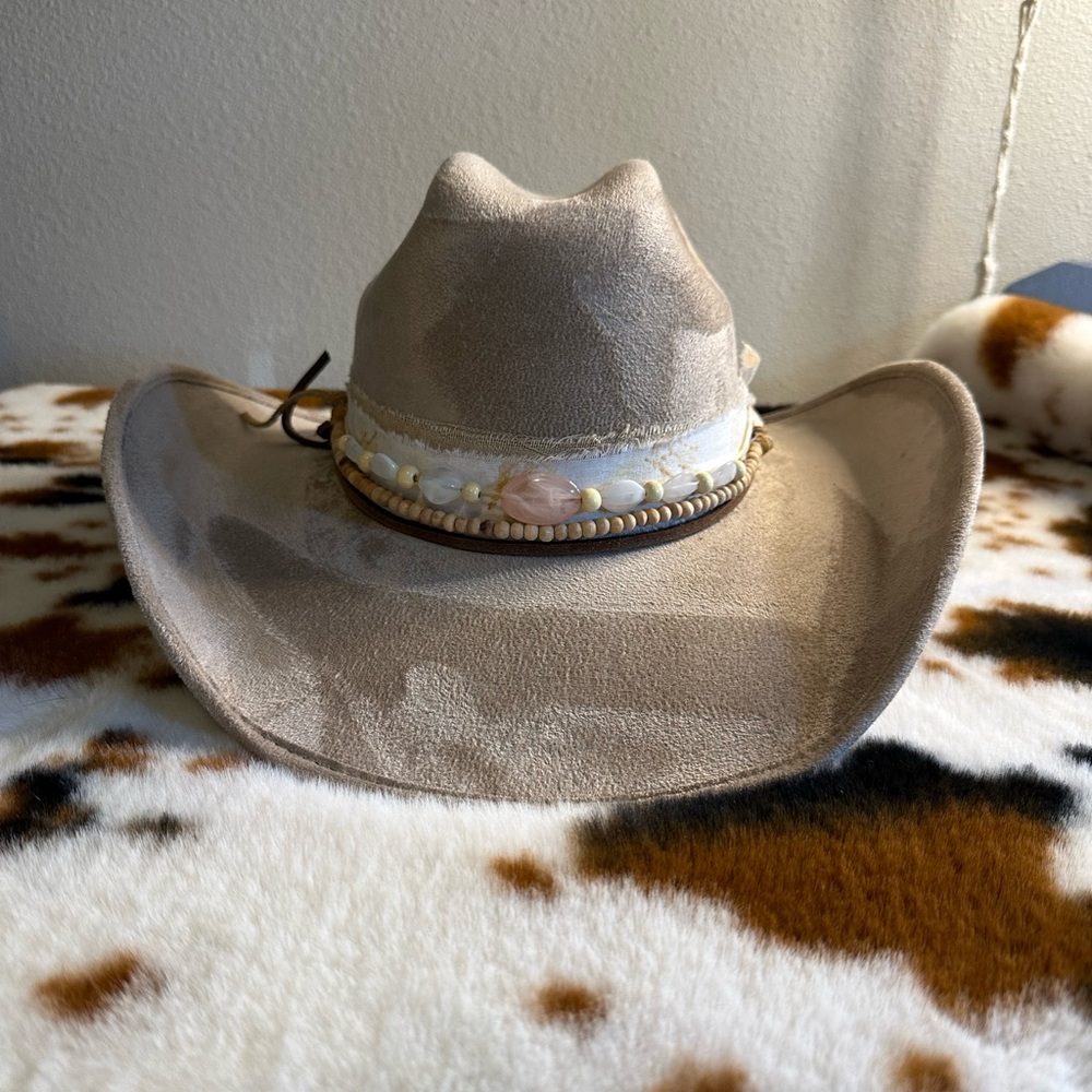 New hand burned cowgirl hat !! - Picture 1 of 7